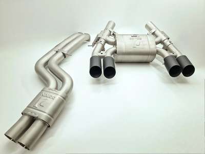 EXHAUST SYSTEM FULL DEIKIN CUSTOM PERFORMANCE MUFFLER PIPES & BUNDLE BMW M4 F82