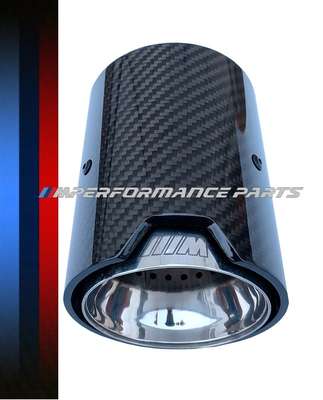 1 BMW F10 F11 F20 F21 F22 F23 F30 F31 F32 F33 CARBON FIBRE EXHAUST TIP 63/120/93