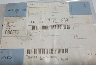 BMW Clutch Cylinder 11-31-7-711-269 &ndash; Rubber Country of Origin: Germany thumbnail 2