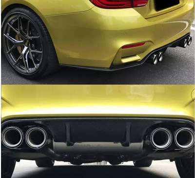 For BMW M3/M4/M5 1Pcs Real Carbon Fiber M Sport Exhaust Tips Black on Black. image 2