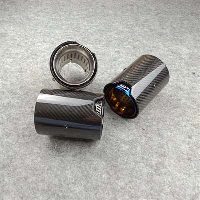 Real Carbon Fiber Exhaust Pipe Muffler tip For BMW M Performance exhaust pipe image 2