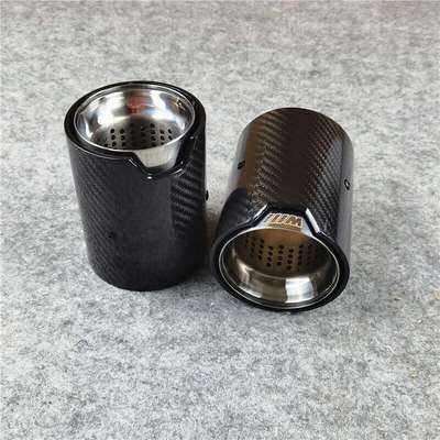 Real Carbon Fiber Exhaust Pipe Muffler tip For BMW M Performance exhaust pipe image 5