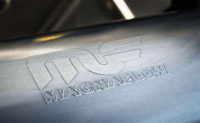 Magnaflow Performance Exhaust Stainless Steel Muffler 4" Round/ 2.5" in/out image 2