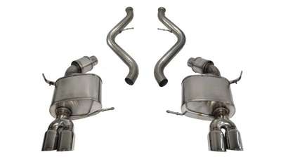 Corsa Polished Sport Cat-Back Exhaust Fits 08-12 BMW M3 Convertible E93 image 2