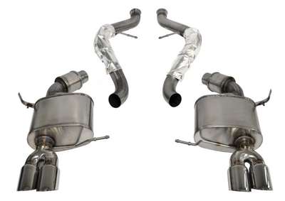 Corsa Polished Sport Cat-Back Exhaust Fits 08-12 BMW M3 Convertible E93