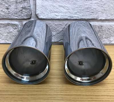 Genuine BMW F30 F22 F34 etc, M Performance Exhaust Trims 18302354364. PAIR. 29B3 image 2