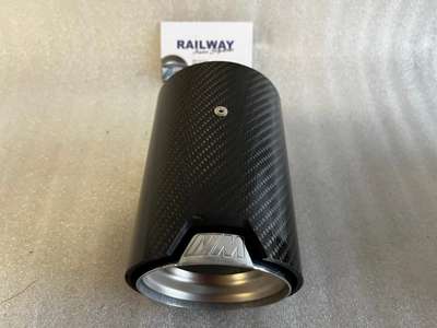 NEW OEM BMW 2 3 4 5 6 "F" Series Carbon Fibre Finish M Performance Exhaust Ti... image 2