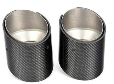 BMW 2 G42 Exhaust Pipe Carbon Trim Set M PERFORMANCE 18302464500 NEW GENUINE image 4