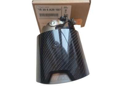 Genuine BMW G87 G80 M3 G82 G83 M4 M Performance Tailpipe Trim Carbon Fiber READ! image 4