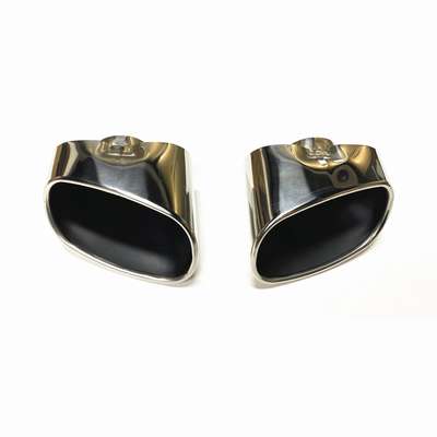 2PCS Exhaust Muffler Silencer Pipe FOR BMW X5 Oblique 2008-2013 SS Material B114 image 4