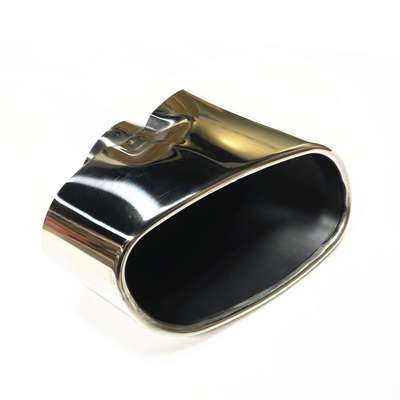 2PCS Exhaust Muffler Silencer Pipe FOR BMW X5 Oblique 2008-2013 SS Material B114 image 5