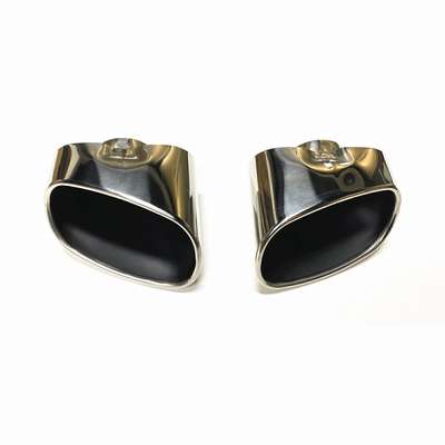 Exhaust Muffler Silencer Pipe Tip FOR BMW X5 Oblique 2008-2013 Stainless Steel image 4