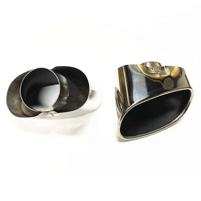 Car Exhaust Muffler Silencer Pipe FOR BMW X5 Oblique 2008-2013 Stainless Steel image 4