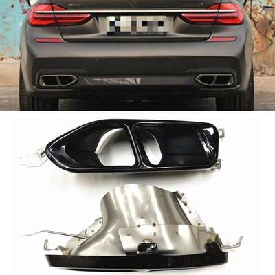 Car Rear Exhaust Muffler Tail Pipe For BMW 7 Series M Sport G11 G12 2017-2019 image 2