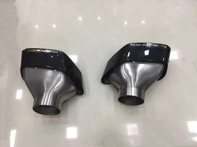 Carbon Fiber Exhaust Muffler Pipe For 2019 BMW 5-Series G30 G30 2PCS AM image 4