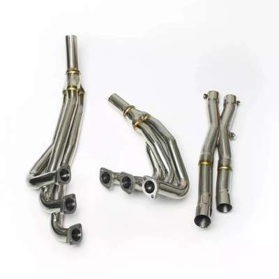 Exhaust Manifold Headers Performance Stainless FITS 1986-91 BMW E30 2.5L 2.7L L6 image 2