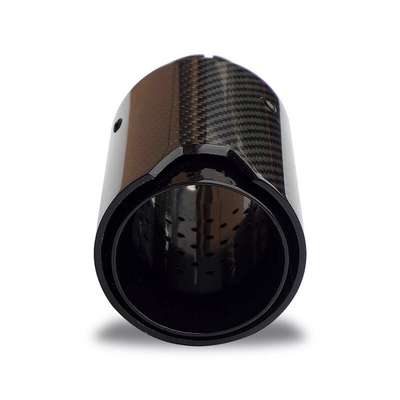 1xBmw M Performance Exhaust Tip Real Carbon Fiber M Sport black on black muffler