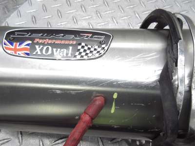 2007 04-08 BMW K1200R K1200 Delkevic Performance XOval Exhaust Muffler Pipe image 3
