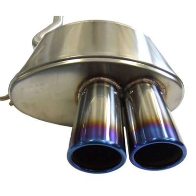 BMW X5 4.4 & 4.8 E53 1999-2005 Performance Exhaust Mufflers with Burnt Tips image 2