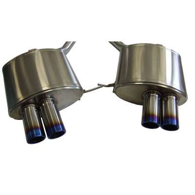 BMW X5 4.4 & 4.8 E53 1999-2005 Performance Exhaust Mufflers with Burnt Tips image 4