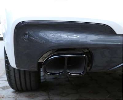 For BMW X3 G01 X4 G02 2018-21 Steel Gloss Black Exhaust Silencer En... image 4