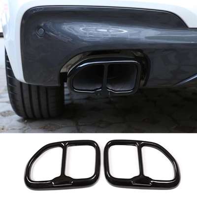 For BMW X3 G01 X4 G02 2018-21 Steel Gloss Black Exhaust Silencer En...