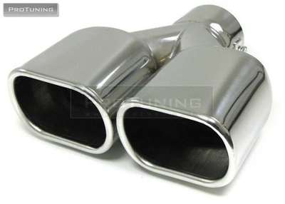 Exhaust Muffler Extension/ Tail pipe Tip 65 x 90 mm For BMW E38 image 5