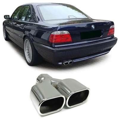 Exhaust Muffler Extension/ Tail pipe Tip 65 x 90 mm For BMW E38