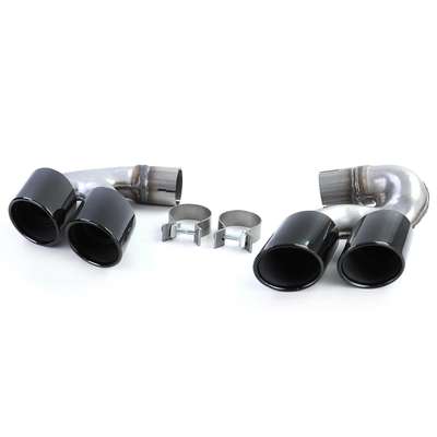 For BMW X5 G05 / X6 G06 / X7 G07 Dual Pipe Exhaust Tips Performance Black 40i image 2