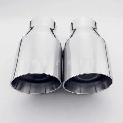2PCS 3.5" Dual Wall Exhaust Tip 2.25" in 7" Long for BMW E92 335 335i 335xi 335d