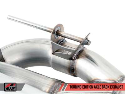 AWE Touring Edition Axle Back Exhaust Diamond Black Tips 102mm Fits BMW F3X 335i image 3