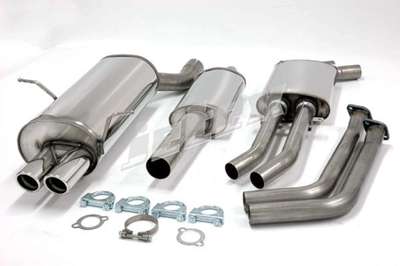 Jetex Performance Cat Back Exhaust 70mm Tips for BMW 3 Series E46 320i 323i 328 image 2