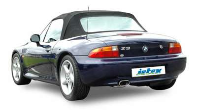 Jetex Performance Stainless Steel Cat Back Exhaust Oval Tip for BMW Z3 1.9 16V image 3