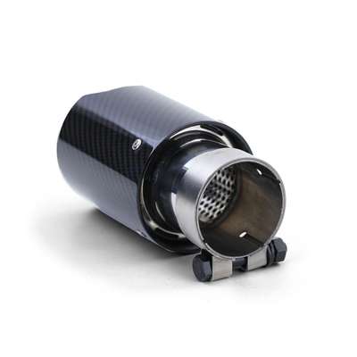Carbon Black Performance Exhaust Muffler Tip 93mm x 181mm for BMW 1er E81 E82 image 5