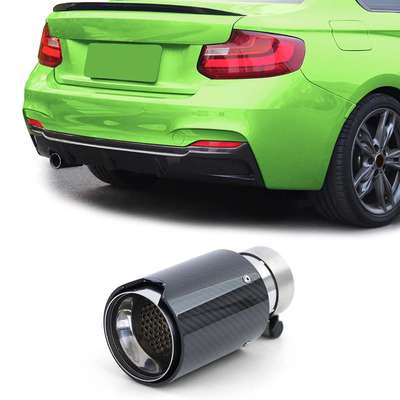 Carbon Black Performance Exhaust Muffler Tip 93mm x 181mm for BMW 2er F22 F23