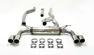 Jetex Performance Cat Back Exhaust Quad 80mm Tips for BMW 316d 318d 320d 420d image 3