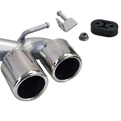 Exhaust tailpipe duplex 4 pipe look conversion fits BMW F30 F31 320 325 328 330 image 4