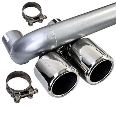 Exhaust tailpipe duplex 4 pipe look conversion fits BMW F30 F31 320 325 328 330