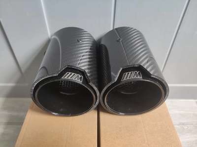 67mm M PERFORMANCE MPE FIT CARBON EXHAUST TIPS M135i M140i M235i M240i M2 M3 M4