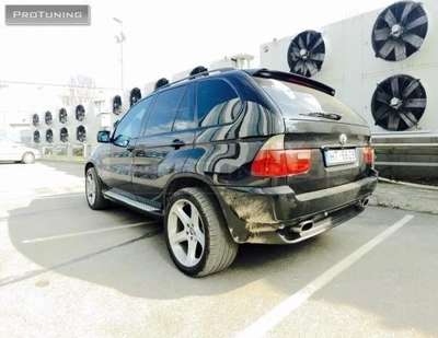 4.6is/ 4.8is style Exhaust Muffler Tips 73 x 120mm OVAL IS Type For BMW X5 E53 image 4