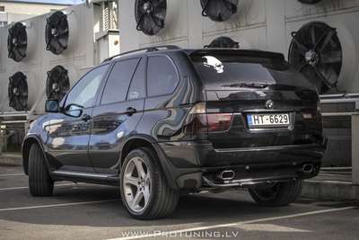2x 4.6is/ 4.8is style Exhaust Muffler Tips 73 x 120mm OVAL IS Type For BMW X5 image 5