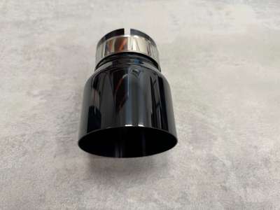 Black Chrome Stainless Steel Exhaust Tip For BMW M2 M3 M4 M5 F87 F80 F82 70MM