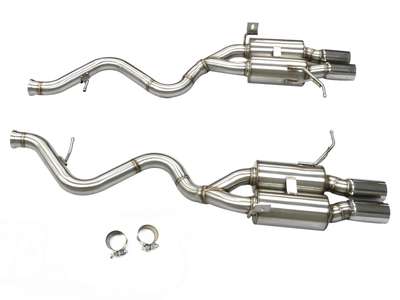 OBX Stainless Axleback Exhaust Rear Section 2007-13 BMW M3 E90 E92 E93 V8 3" image 2