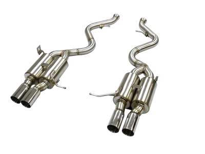 OBX Stainless Axleback Exhaust Rear Section 2007-13 BMW M3 E90 E92 E93 V8 3"