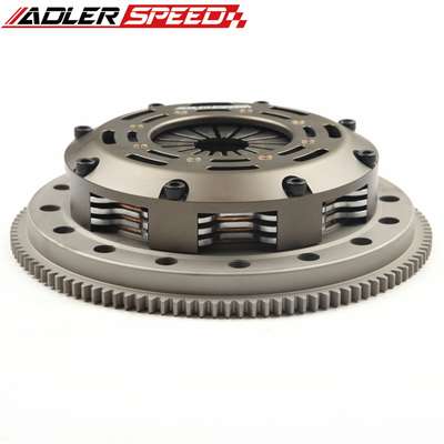 ADLERSPEED Clutch Disc ADLERSPEED-RACING-CLUTCH-TRIPLE-DISC-KIT-FOR-BMW-325-328-525-528-M3-Z3-E34-E36 &ndash; Ceramic Disc style: Rigid floating center hub Disc size: 7.25" (185mm) Disc Spline: 1-1/8" x 10 Clutch Type: Push Style Release mechanis Clutch cover: Aircraft high quality alu Release bearing: Include Alignment tool: Not include Disc quantities: 3 Disc Diameter: Disc size：7.25" (185mm) OE/OEM Part Number: Does Not Apply Type: Clutch Kit Interchange Part Number: 03-011 KF649-01 03-030 K70206-01 K70238-01 195321 Other Part Number: 03-043 195321 04117 K70238-01 DMF050 Reference OE/OEM Number: Does Not Apply Application: FOR BMW 325 328 525 528 M3 Z3 E34 E36 UPC: Does not apply Country of Origin: China &ndash; Fits BMW 325 328 525 528 M3 Z3 E34 E36 thumbnail 3