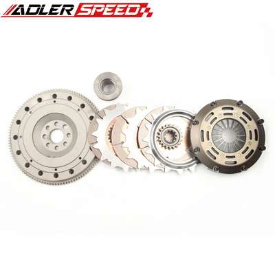 ADLERSPEED Clutch Kit ADLERSPEED-Racing-Triple-Plates-Clutch-Kit-Fit-2001-2006-BMW-M3-S54-6-Speed &ndash; Ceramic Disc style: Rigid floating center hub Disc size: 7.25" (185mm) Disc Spline: 1-3/8" x 10 Clutch Type: Push Style Release mechanis Clutch cover: Aircraft high quality alu Release bearing: Include Alignment tool: Not include Disc quantities: 3 Disc Diameter: Disc size：7.25" (185mm) OE/OEM Part Number: Does Not Apply Type: Clutch Kit Application: For 2001-2006 BMW M3 S54 6speed UPC: Does not apply Country of Origin: China &ndash; Fits 2001-2006 BMW M3 S54 6 Speed thumbnail 4