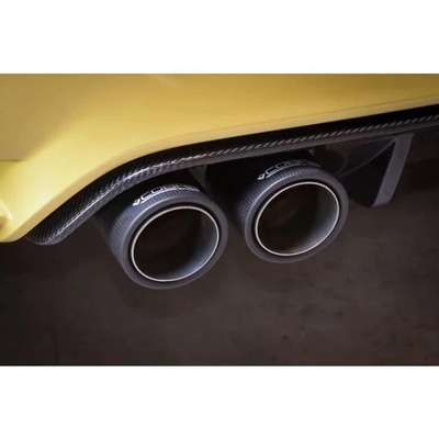 COBRA SPORT BMW M3 F80 3" Valved Secondary Cat Back Performance Exhaust Carbon image 2