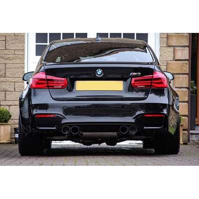 COBRA SPORT BMW M3 F80 3" Valved Secondary Cat Back Performance Exhaust Carbon image 3