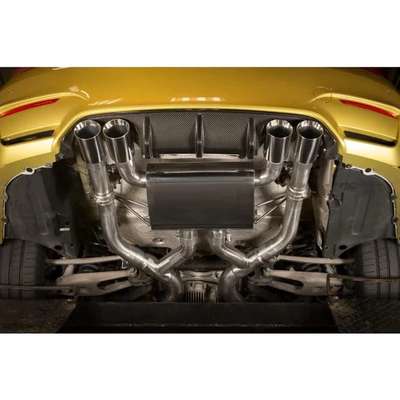 COBRA SPORT BMW M3 F80 3" Valved Secondary Cat Back Performance Exhaust Carbon image 5