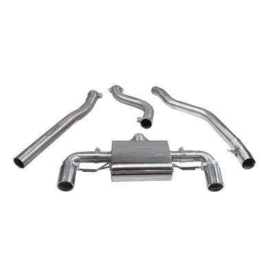 COBRA SPORT BMW M240I F22 LCI Cat Back Performance Exhaust Non Resonated Black